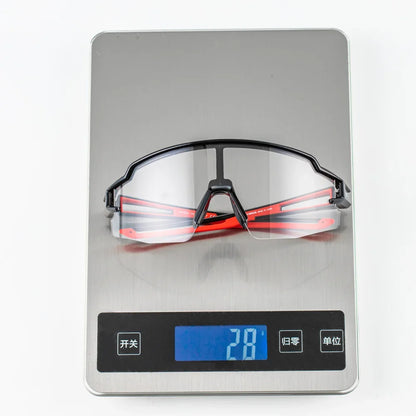 Cycling Glasses Photochromic Glasses Bicycle Glasses Eyewear Goggles Windproof Bicycle Outdoor Sports Sunglasses