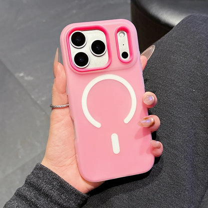 Original Candy Color 2IN1 For Magsafe Wireless Charging Case For iPhone 17 16 15 14 13 12 11 Pro Max 16PLUS 17AIR Magnetic Cover