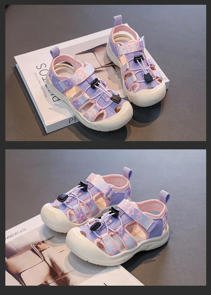 2025 Children's High Quality Close Toe Summer Beach Water Shoes Outdoor School Sport Sandals for Kids Toddler Boys Girls