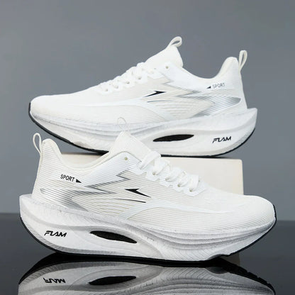 Men Sports Running Shoes Casual Marathon Breathable Lightweight Women's Comfortable Athletic Nonskid Walking Sneakers Outdoors
