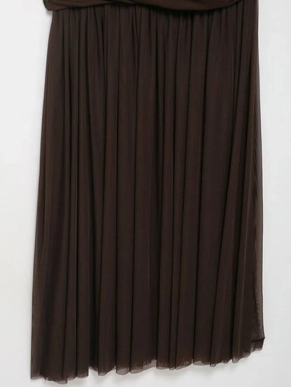 2026 Spring Summer Elegant Women Dresses Wedding Guest Ladies Patch Work Tulle Dresses Valentine‘s Day Woman Dresses