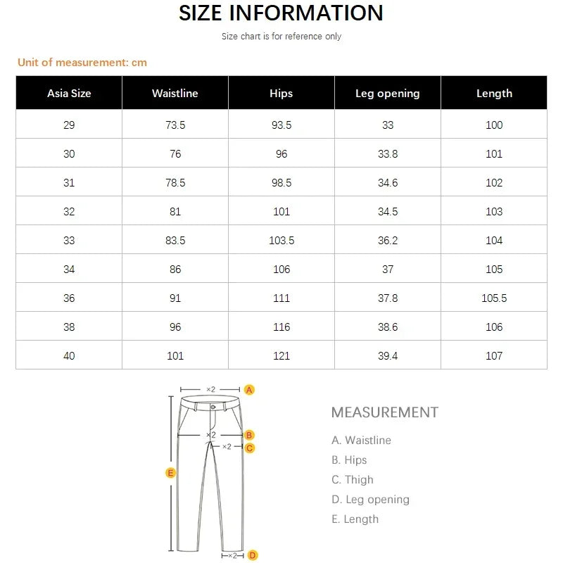 Winter New Cotton Fleece Jeans Men's Fit Straight Warm Plus Velvet Denim Pants Fashion Warm Soft Elasticity Casual Trousers
