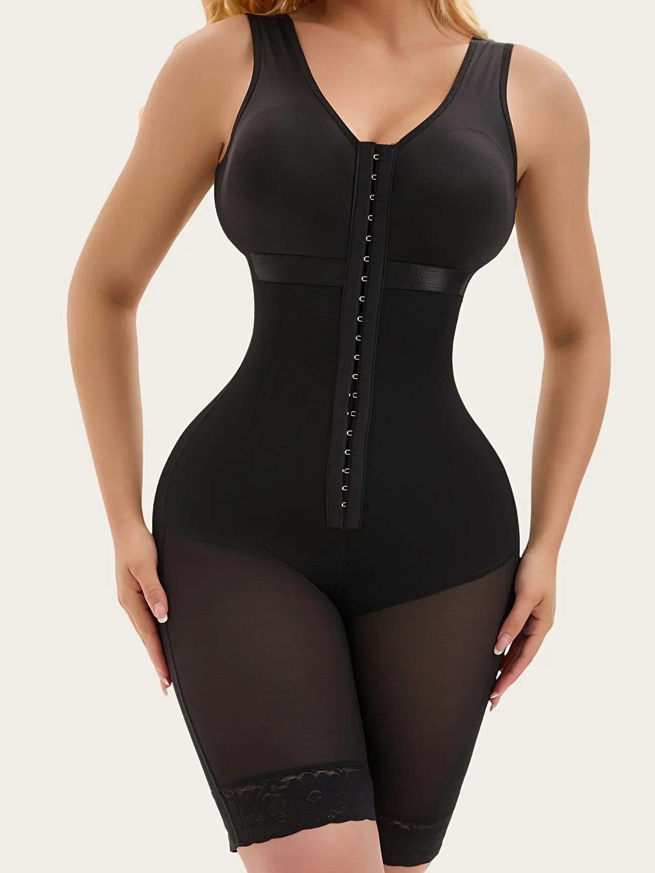 Women's Postpartum Shapewear Full Body Tummy Control Girdle  Postoperative Compression Faja for Belly Fat Waist Sculpting