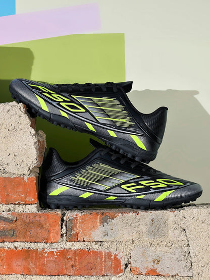 TF Soccer Cleats Children Kids Boys Girls PU Fabric Upper Rubber Sole Non-slip Wear-resistant Training Shoes