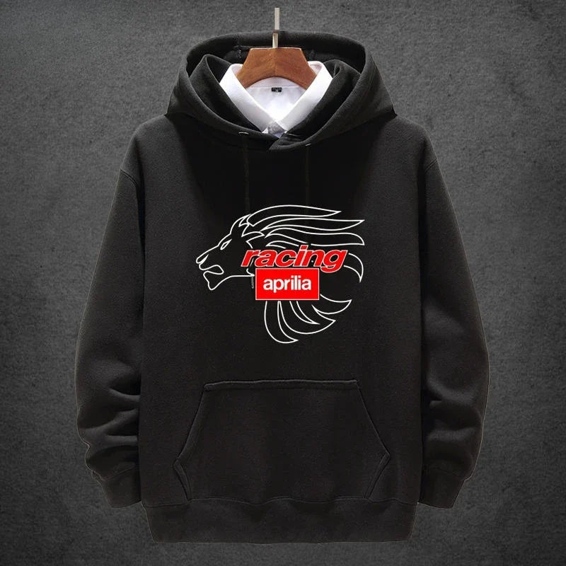 Italy Motorcycle Hoodie Heavy Locomotive Culture Clothes Men and Women Autumn and Winter Pullover Jacket Cycling Casual Hoodie