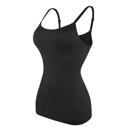 Seam-free Camisole Vest Shapewear Bodysuit for Women Tummy Control Butt Lifting Body Shaper Smooth Invisible Slimming Underwear
