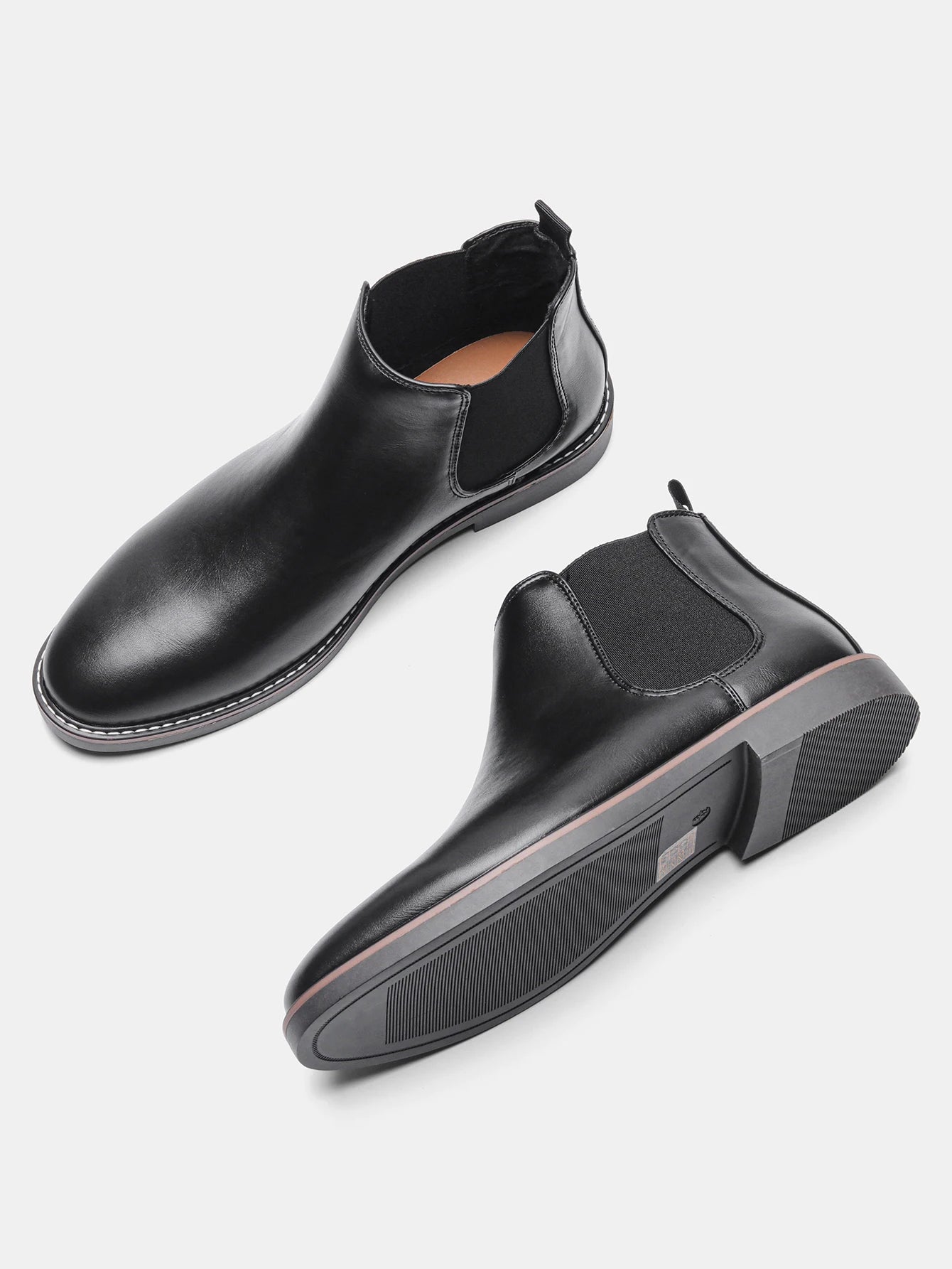 40~46 Chelsea Boots Men 2024 Brand Comfortable Fashion Leather Men Boots