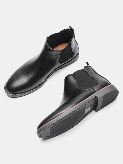 40~46 Chelsea Boots Men 2024 Brand Comfortable Fashion Leather Men Boots