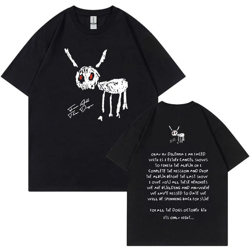 Rapper Drake Certified Lover Boy Album Print Graphic T Shirt Unisex Hip Hop Fashion T-shirt Men's 100% Cotton Oversized T-shirts
