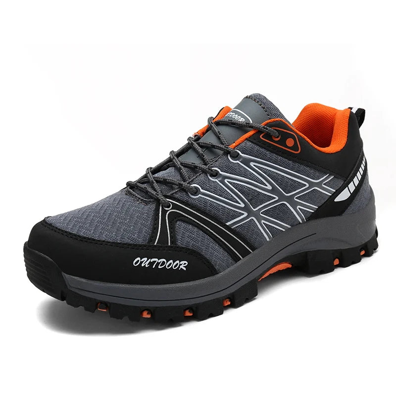 Brand Hiking Shoes Men Mesh Breathable Travel Shoe Outdoor Waterproof Hunting Fishing Shoes Mountain Off-Road Riding Sports Shoe