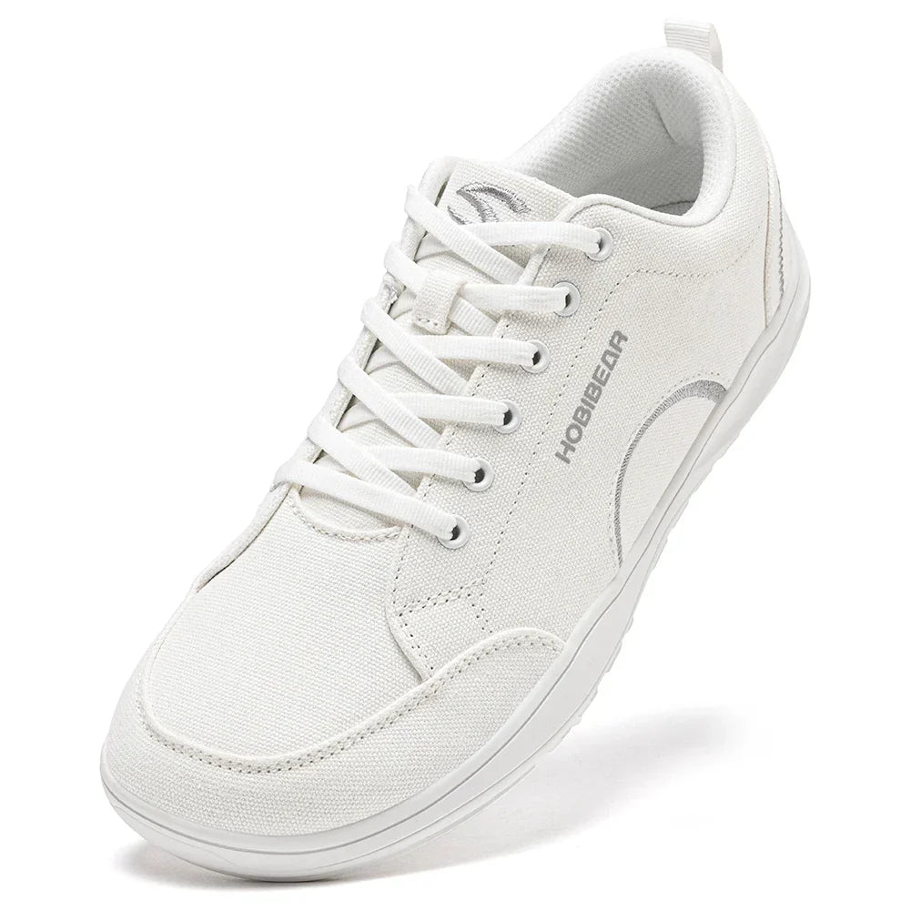 Unisex Canvas Barefoot Shoes Zero Drop Minimalist Sneakes Wide Width Outdoor Trail Running Shoes