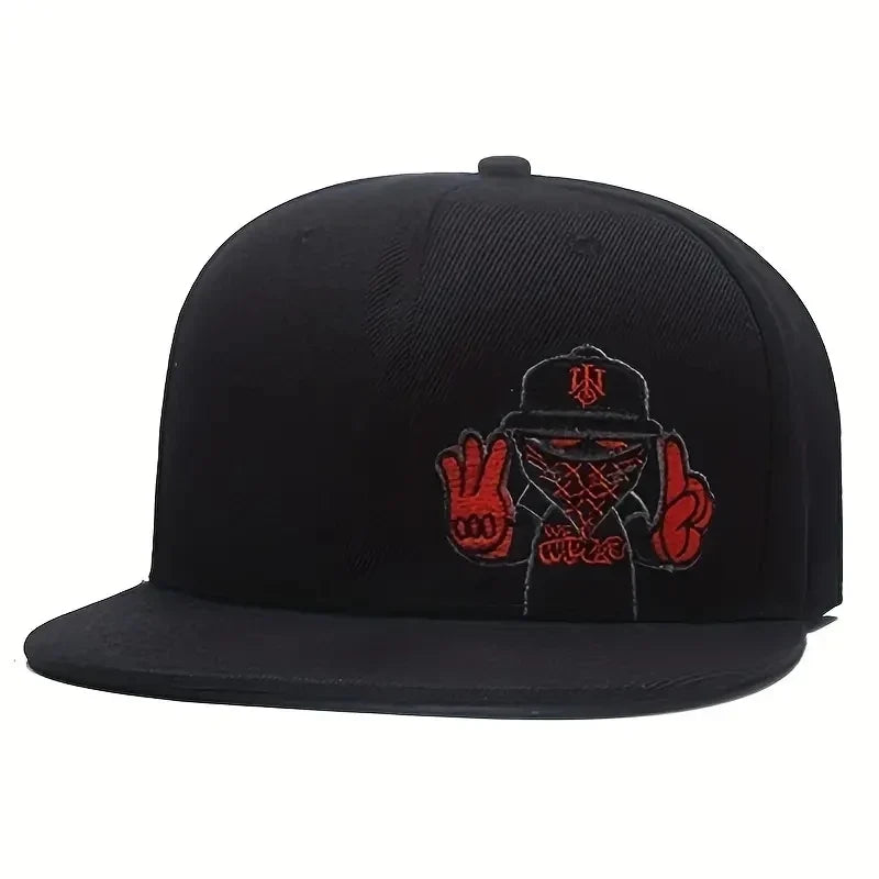 Brand Embroidery Retro Baseball Caps for Men Women Bone Snapbacks Black Sports Hats Street Art Hip Hop Cap Hat