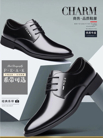 Men's New Business Leather Shoes Soft Soled Work Footwear Outdoor Non Slip Formal Shoes Fashion Casual Male Shoes Zapatos Homme