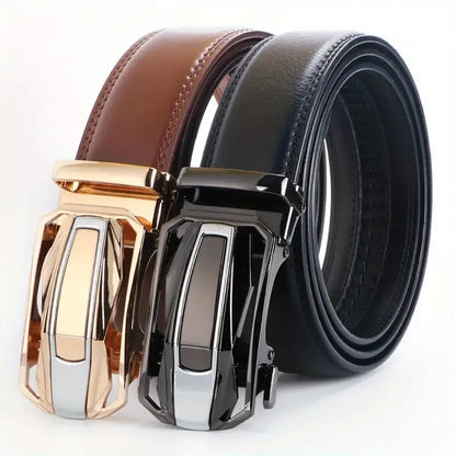 Men's Genuine Genuine Leather Belt Business Formal Belt Automatic Buckle Belt for Men Fashion Designer Belt Men