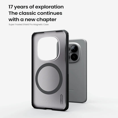For Xiaomi Redmi Note 13 14 15 Pro Plus 5G Case Magnetic Soft Frame Hard PC Super Frosted Pro Back Cover Protection