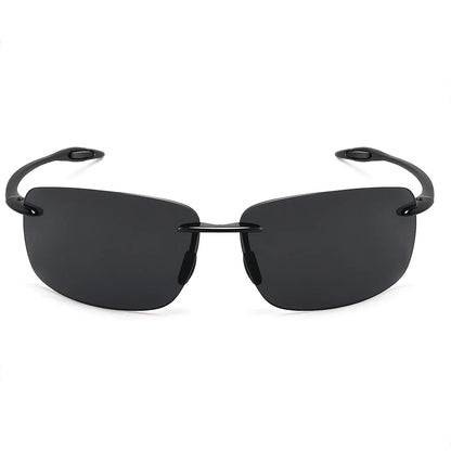 Sports Sunglasses for Men Women Tr90 Rimless Frame for Running Fishing Golf Driving MJ8009