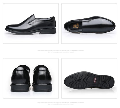 Genuine leather breathable business casual leather shoes Korean version formal British commuting leather shoes