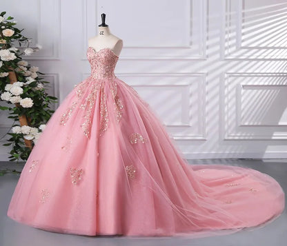 15 Quinceanera Dresses Ball Gown Strapless Party Dresses Sweet Ball Gown Customized 15 Year Old Dress Plus Size