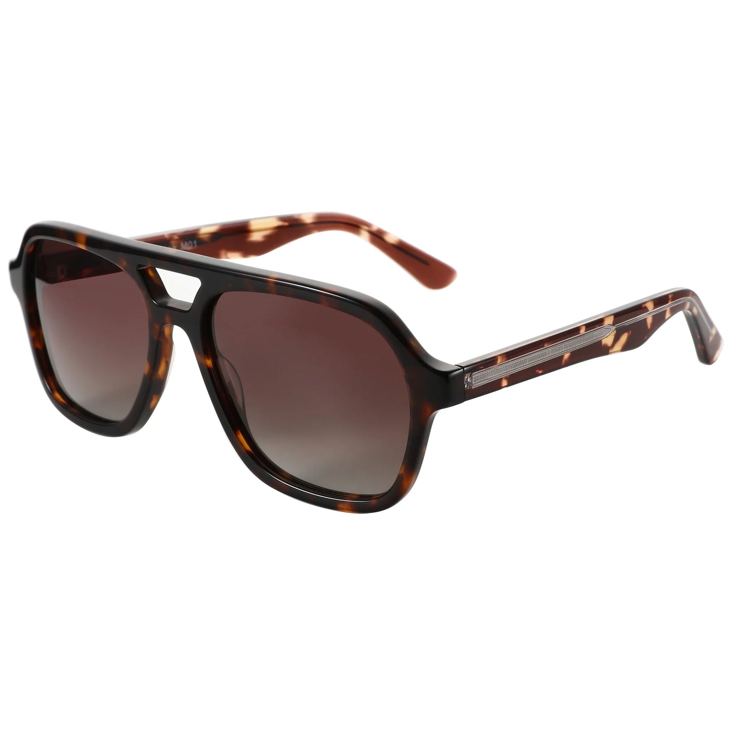 New Arrivals Aviator Polarized Sunglasses Handmade Acetate UV400 Protection Square Pilot Sun Glasses for Women Men
