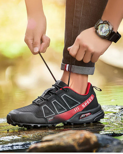 Men's Waterproof Hiking Shoes, Outdoor Sports Shoes,Lace-up Hiking Shoes, Women's Hiking Shoes, Non-slip Tactical Hunting Shoes