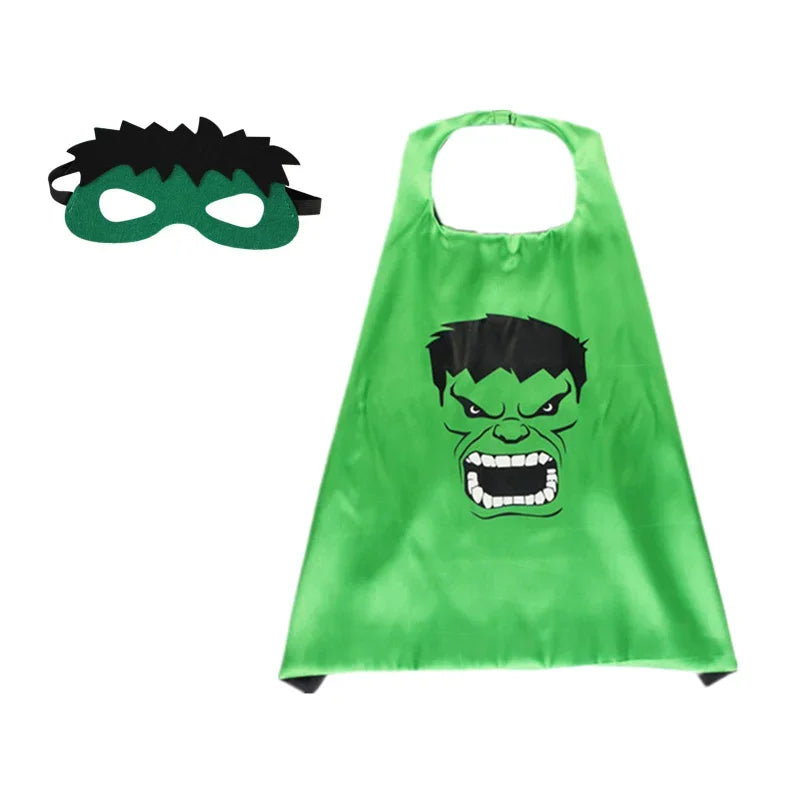 New Superhero Capes for Kids 3-10 Year Old Boy Gifts Boys Cartoon Dress Up Costumes Party Supplies Easter Gifts Cosplay Costumes
