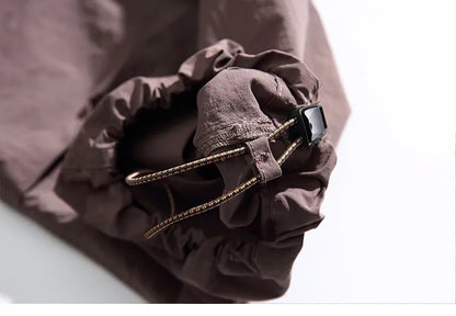 Mens Womens Spring Summer Lightweight Quick Dry Baggy Loose Paratrooper Cargo Pants Outdoor Techwear Multi Pocket Streetwear