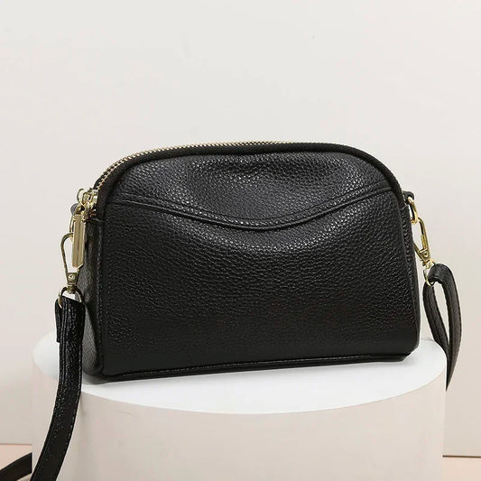 100% cowhide Womens New Korean Fashion Ladies Shoulder Bag Trend Handbags Retro Designer Luxury Female Totes Handbag for Girls