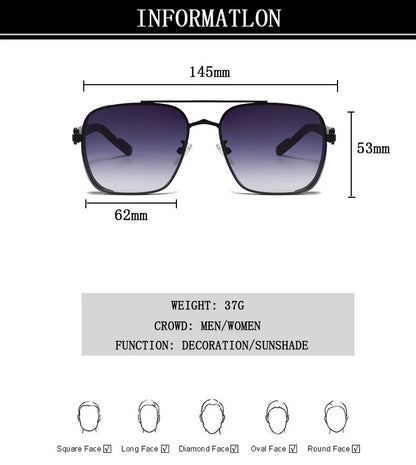 2023 Sunglasses For Men Square Sunglasses Women Trendy Luxe Vintage Fashion Glasses Retro Steampunk Shades Gafas De Sol Hombre
