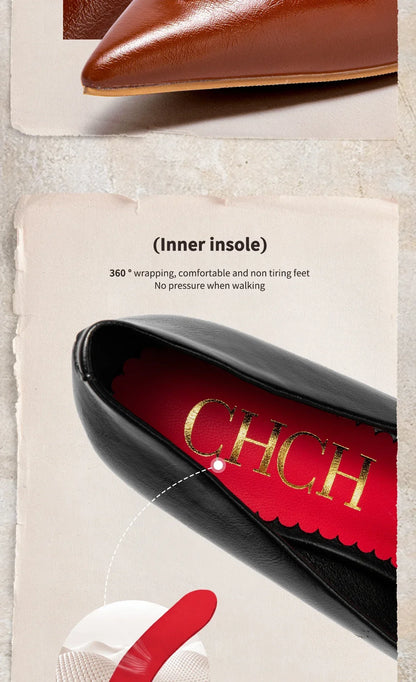 Women's High Heels 2026 Spring Black Business Pointed Shoes Simple Commuting