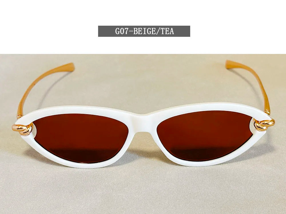 Fashion Oval Sunglasses Women 2026 Luxury Vintage New Cat Eye Sunglass Glasses Luxe Lunette Soleil Femme Lentes De Sol Mujer