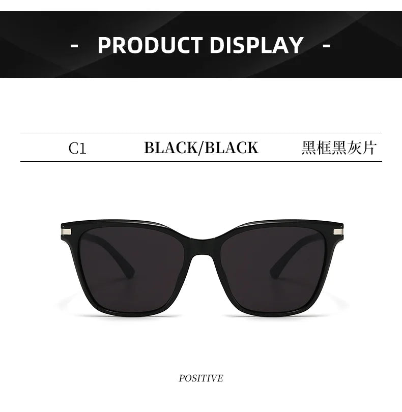 New Trend Sunglasses for Women and Men Simple Design Decorative Glasses Car Driving Eyewear Unisex UV400 Sun Glasses