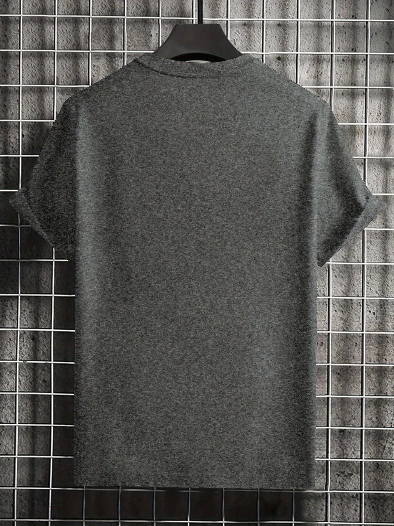 Men's summer 100% pure cotton fashionable casual loose sports Brooklyn pattern printed round neck short sleeved T-shirt top