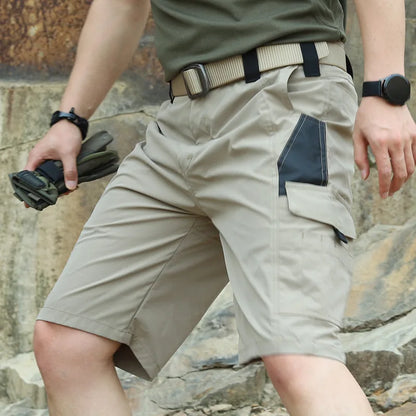Tactical Camouflage Shorts Outdoor Work Pants Men's Multi-pocket Casual Cargo Short Pants Quick Dry Wear-resisting Shorts Male