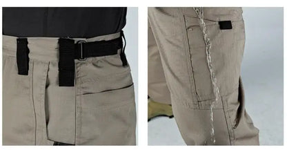 Hunting Tactical Pants Men Waterproof Hiking Wear-resisting  Trousers Male Cotton Cargo Casual Pants Mens Joggers 3XL Black