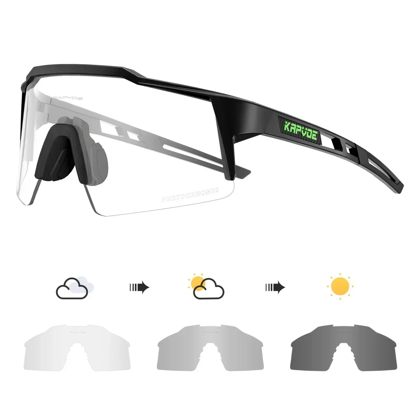 Red Photochromic Cycling Sunglasses for Men Blue Photochromic Cycling Glasses Mountain New Bicycle Goggles Eyewear Sports