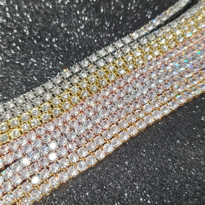 Luxury Iced Out Necklace For Women Charms Tennis Chain Large Crystal Zircon Pendant Chains Hip Hop Jewelry Wedding Gifts