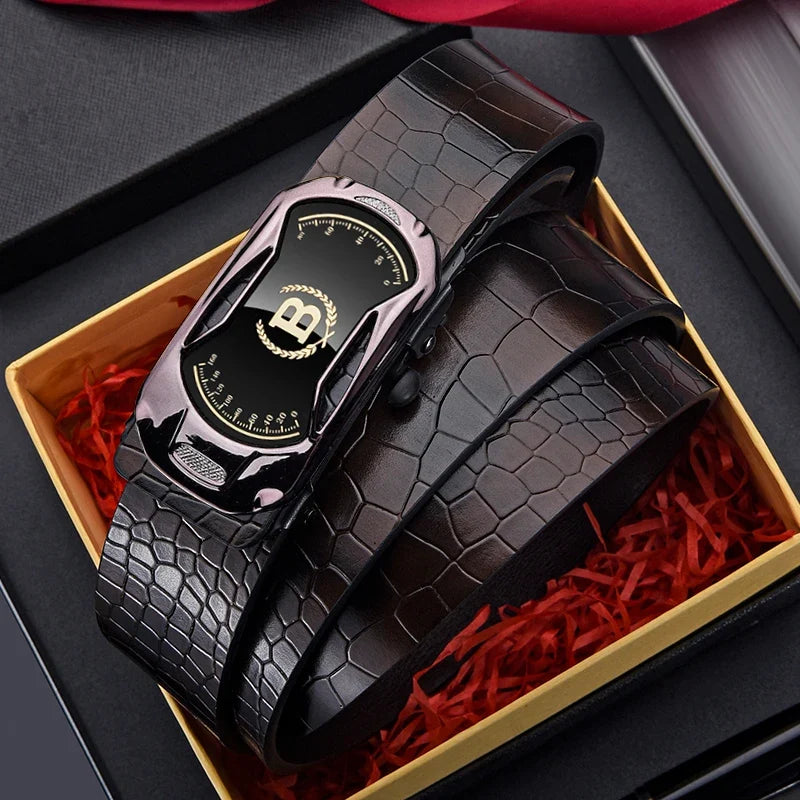 New Product Belt MEN'S High Quality Toothless Automatic Buckle Casual Men Belt MEN'S Business Fashion Belt