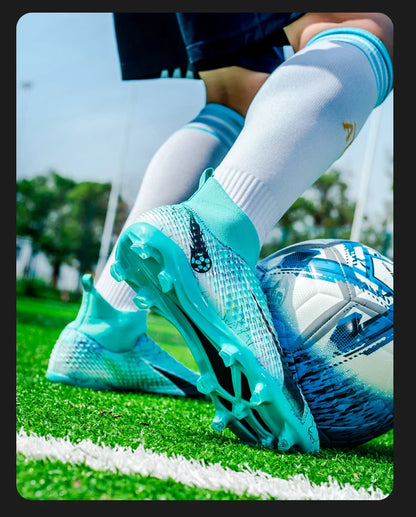 Men Soccer Shoes Kids Football Boots Women Professional Soccer Cleats Antiskid Chaussure TF/FG Outdoor Athletic Football Shoes