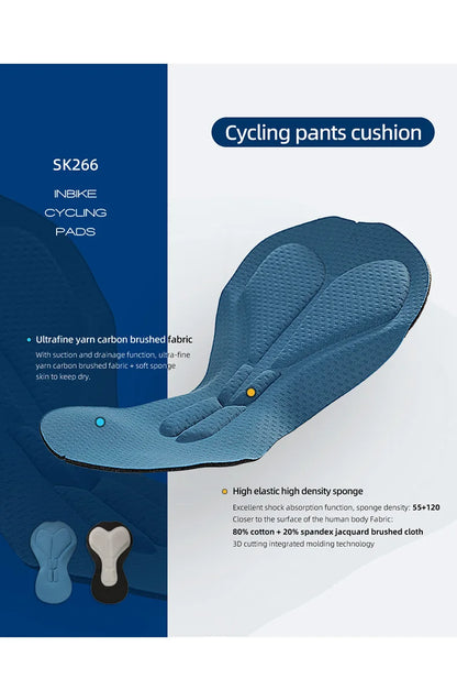 Pro Summer Men's Cycling Shorts Bicycle Pants Shock-absorbing Cycling Clothing Mountain Road Bike Tousers With Pocket