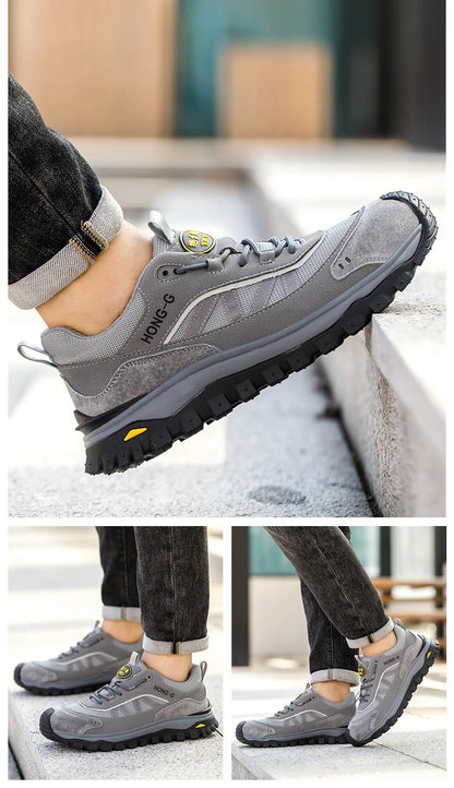 insulated safety shoes plastic toe cap work shoes men anti slip work sneakers protection labor shoes puncture proof work boots