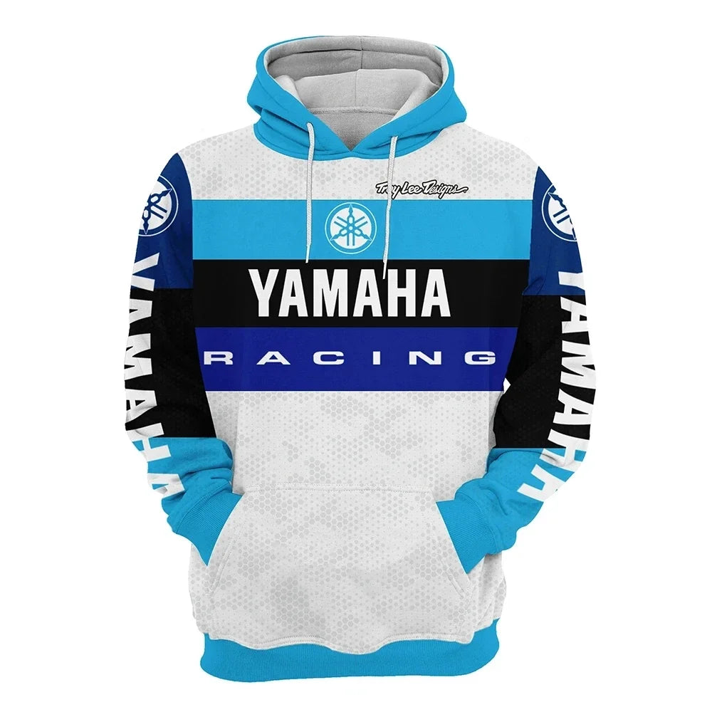 2026 New Yamaha Motorcycle 3D Printed Hoodie Fashion Men's Outdoor Riding Off-Road Sports Racing Suit Sweatshirt