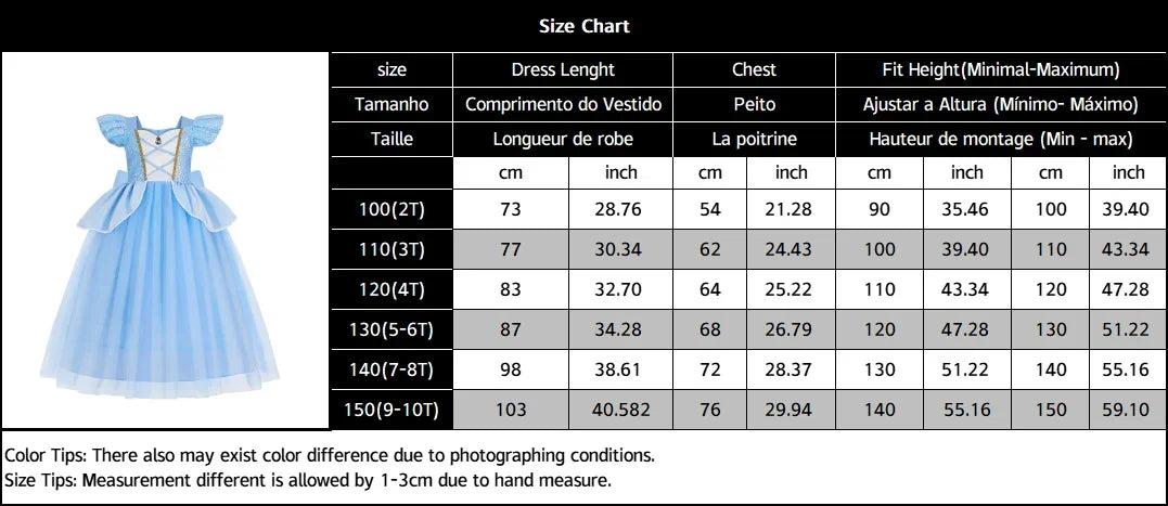 Deluxe Elegant Cinderella Princess Ball Gown Fancy Birthday Cinderella Party Dress Vestidos Costume Play Carnival Apparel
