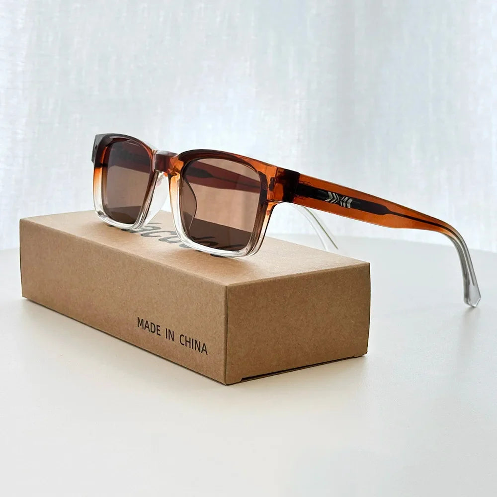 Fashion Polarized Sunglass Men Vintage Square Sunglasses Women 2025 Sun Glasses Gafas De Sol Polarizadas Lunette De Soleil Homme