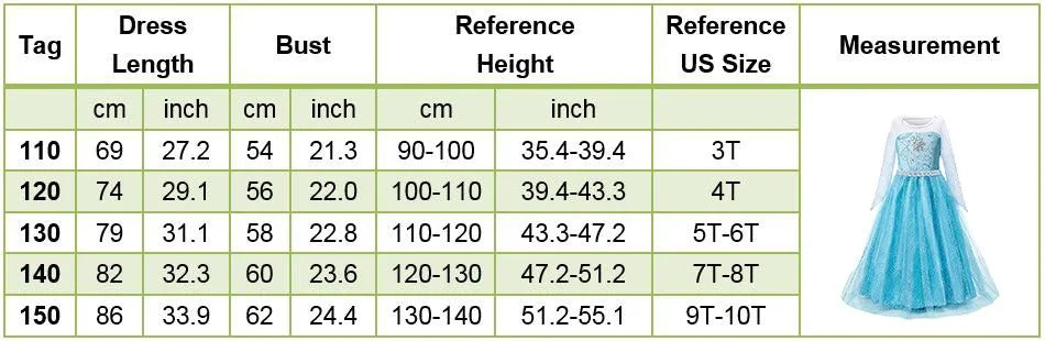 Kids Cinderella Costume Princess Dress for Girls Children Rapunzel Snow White Belle Jasmine Elsa Aurora Cosplay Carnival Dresses