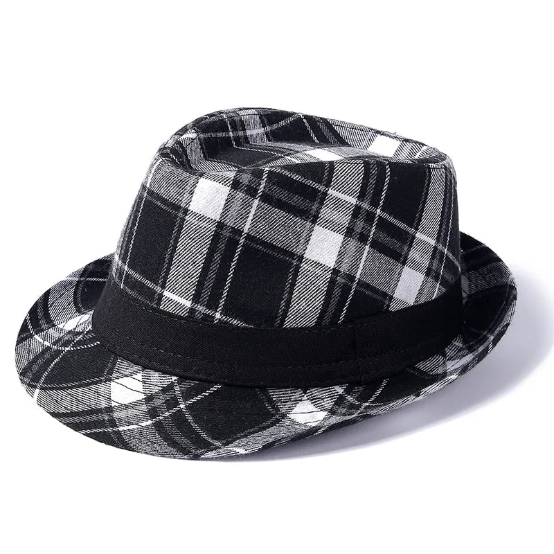 British Style Top Hat European and American New Gentleman Hat Men's Sunshade Jazz Hat Dad Fedoras Bucket Hat Gift