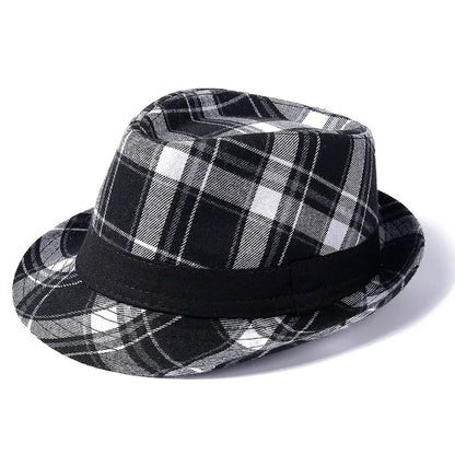 British Style Top Hat European and American New Gentleman Hat Men's Sunshade Jazz Hat Dad Fedoras Bucket Hat Gift