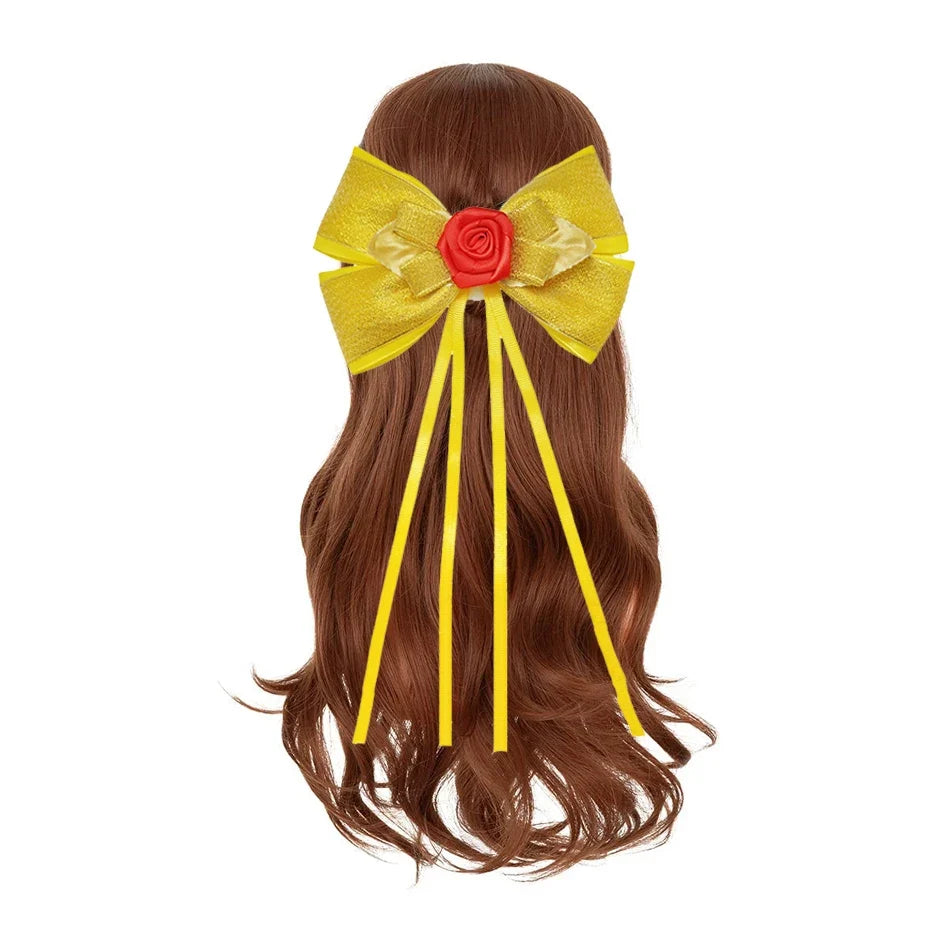 Daisy Girls Princess Dress Cartoon Movie Cosplay Costume Summer Kids Orange Party Outfits 2-10 Years Halloween Fancy Clothes