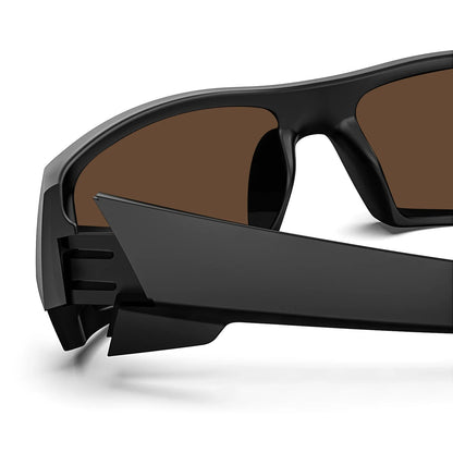 Z87 Polarized Sunglasses Men Women Wrap Around Sport Driving UV400 Retro Vintage Shield Safety Glasses 8231