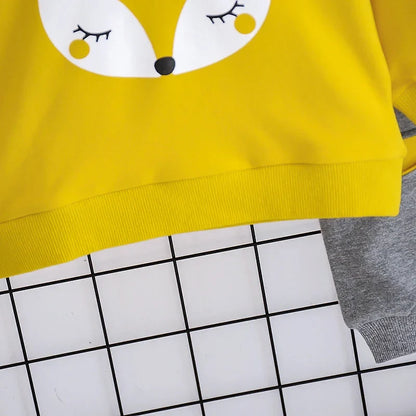 New Spring Autumn Baby Clothes Suit Kids Girls Clothing Children T-Shirt Pants 2Pcs/Set Toddler Casual Costume Infant Tracksuits