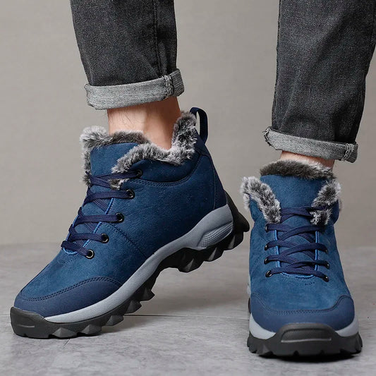 Men Sneakers Man Hiking Shoes Outdoor Mountain Boots Climbing Shoes Zapatos De Hombre Winter Boots Tennis Black Sneakes